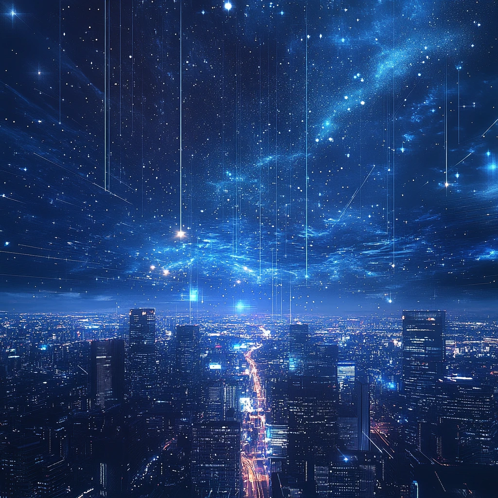 科技城市科技背景