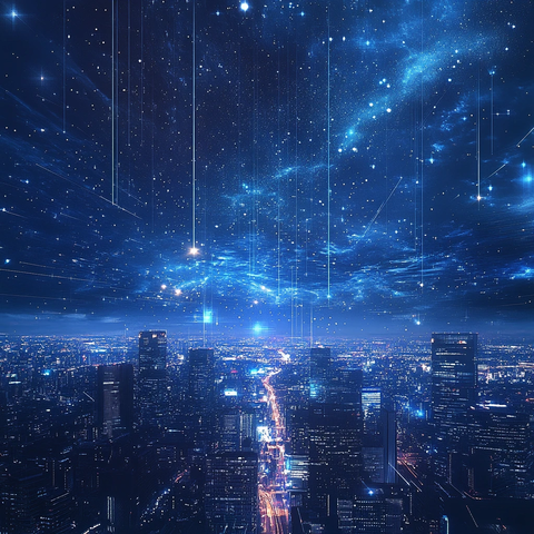 科技城市科技背景