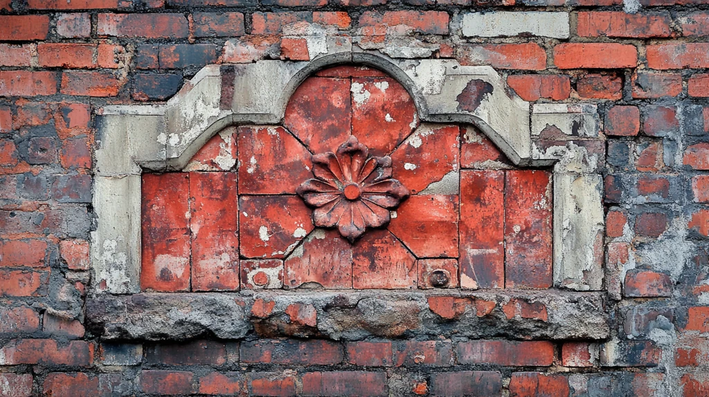 红砖花饰