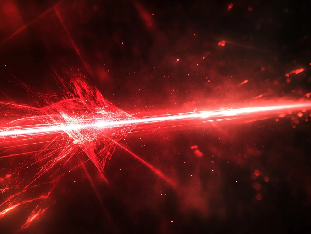 红色光晕科技感光