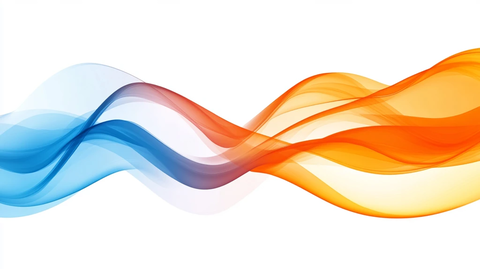 色带彩带火焰线条曲线