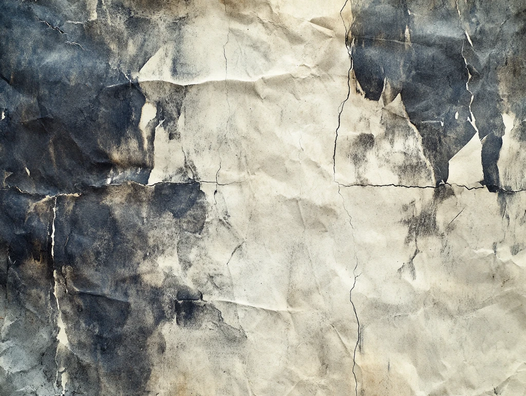 旧纸张的质感与痕迹