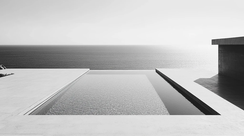 混凝土几何建筑外观