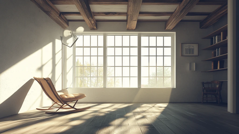 阳光照射的房间