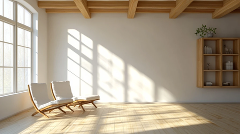 阳光照射的房间