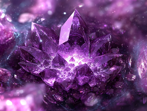 兰紫色晶体