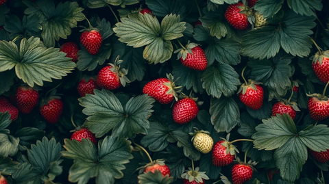 草莓背景图