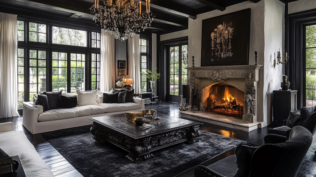 壁炉与室内设计