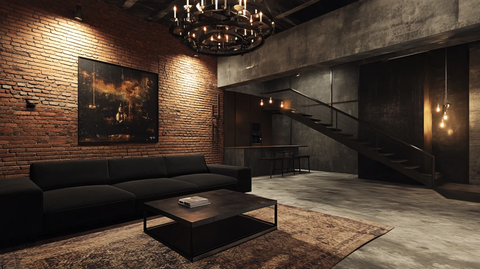 工业风客厅布置