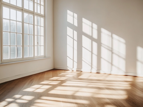 阳光照进室内背景