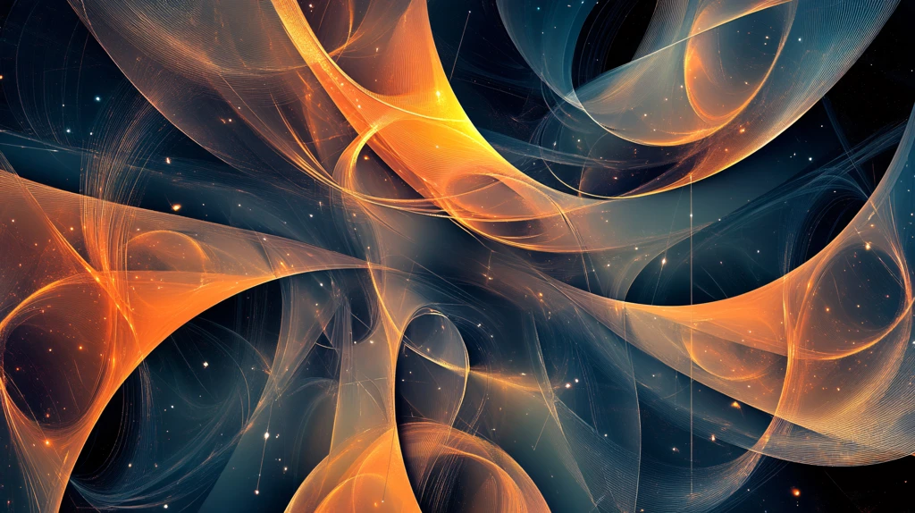 绚丽弯曲艺术背景