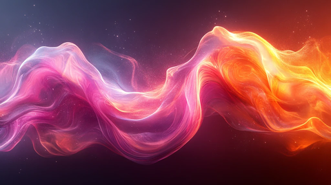 飞舞绚丽彩色丝绸