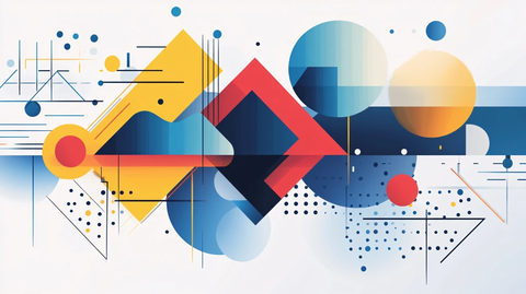 动感模块化创意背景