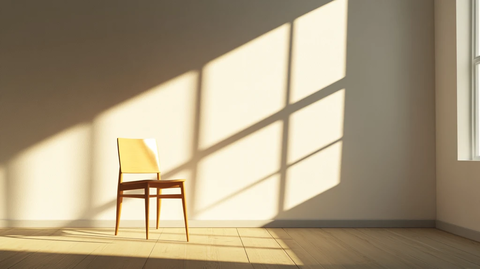 阳光照射的房间