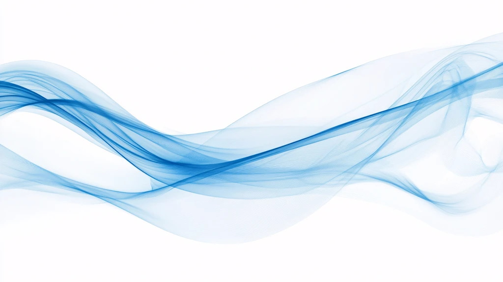 蓝色线条烟雾波浪