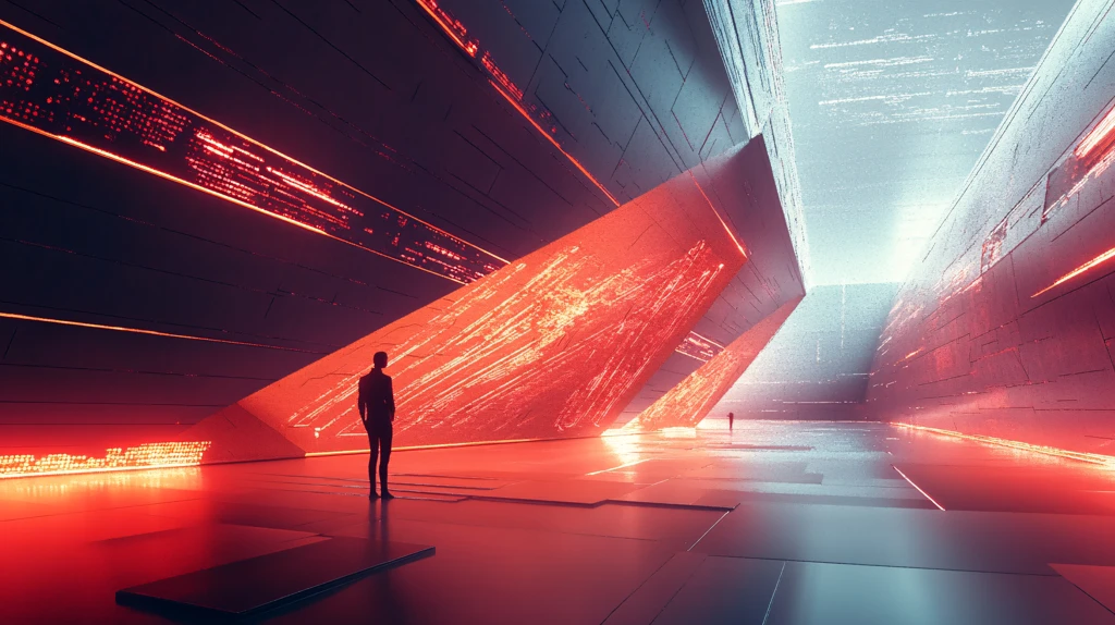 无人科技几何光影