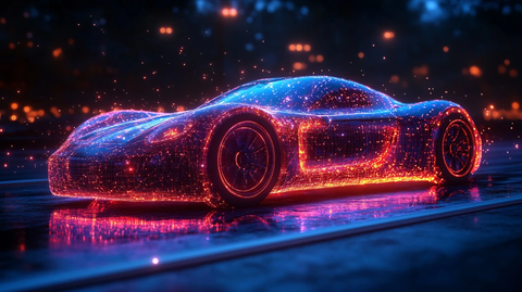 发光的车酷炫车