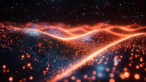 网点创意特效背景