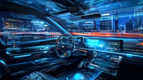 汽车科技背景
