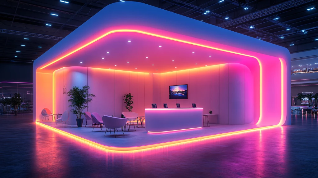 赛博朋克风格迎宾区