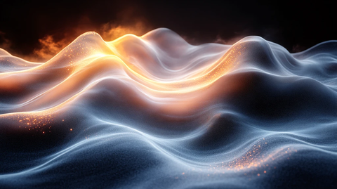 科幻感蓝色流动感背景