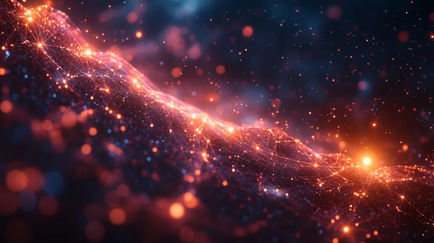 网点创意特效背景