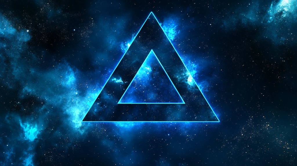 炫酷蓝色宇宙背景