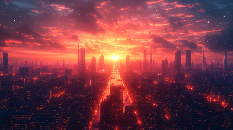 未来城市科技景观