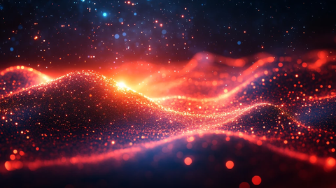 红蓝科技无限背景