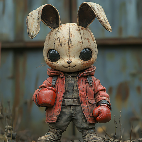 卡通手办玩偶兔