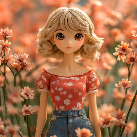 小美女芭比娃娃