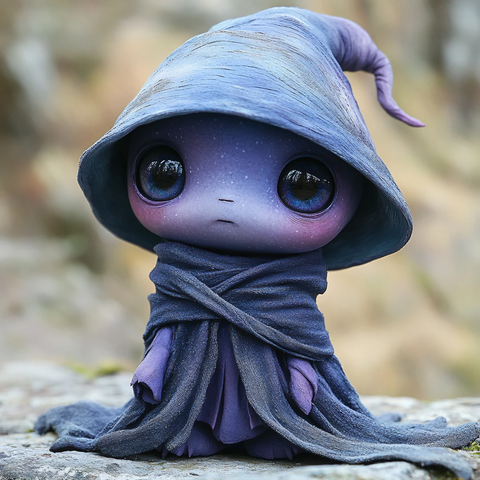 紫色蘑菇小精灵