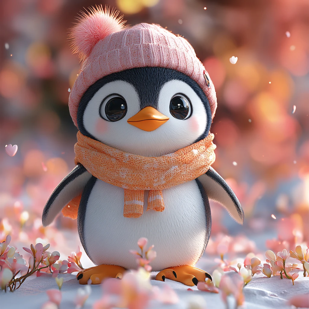 原创卡通小企鹅