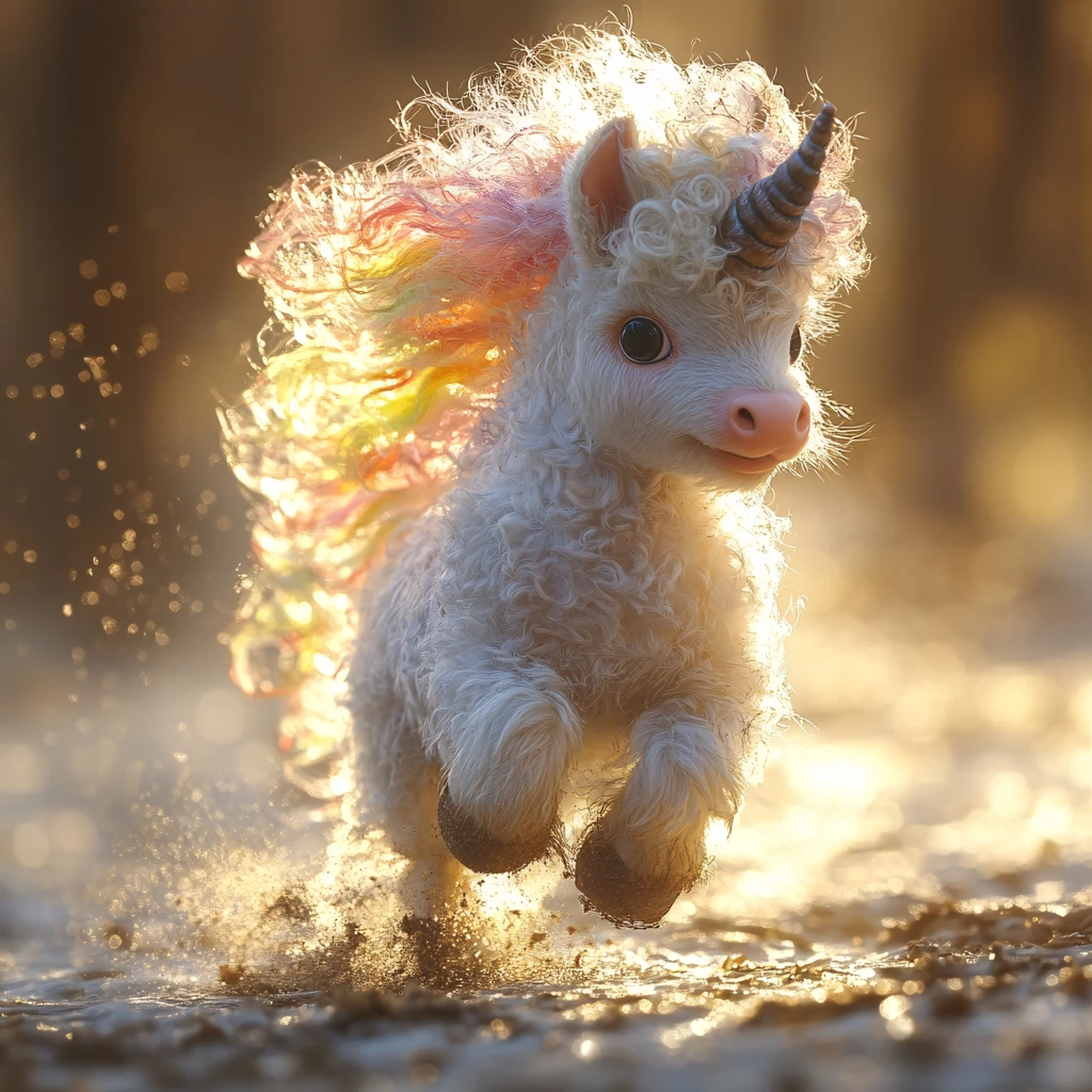 阳光彩虹小白马