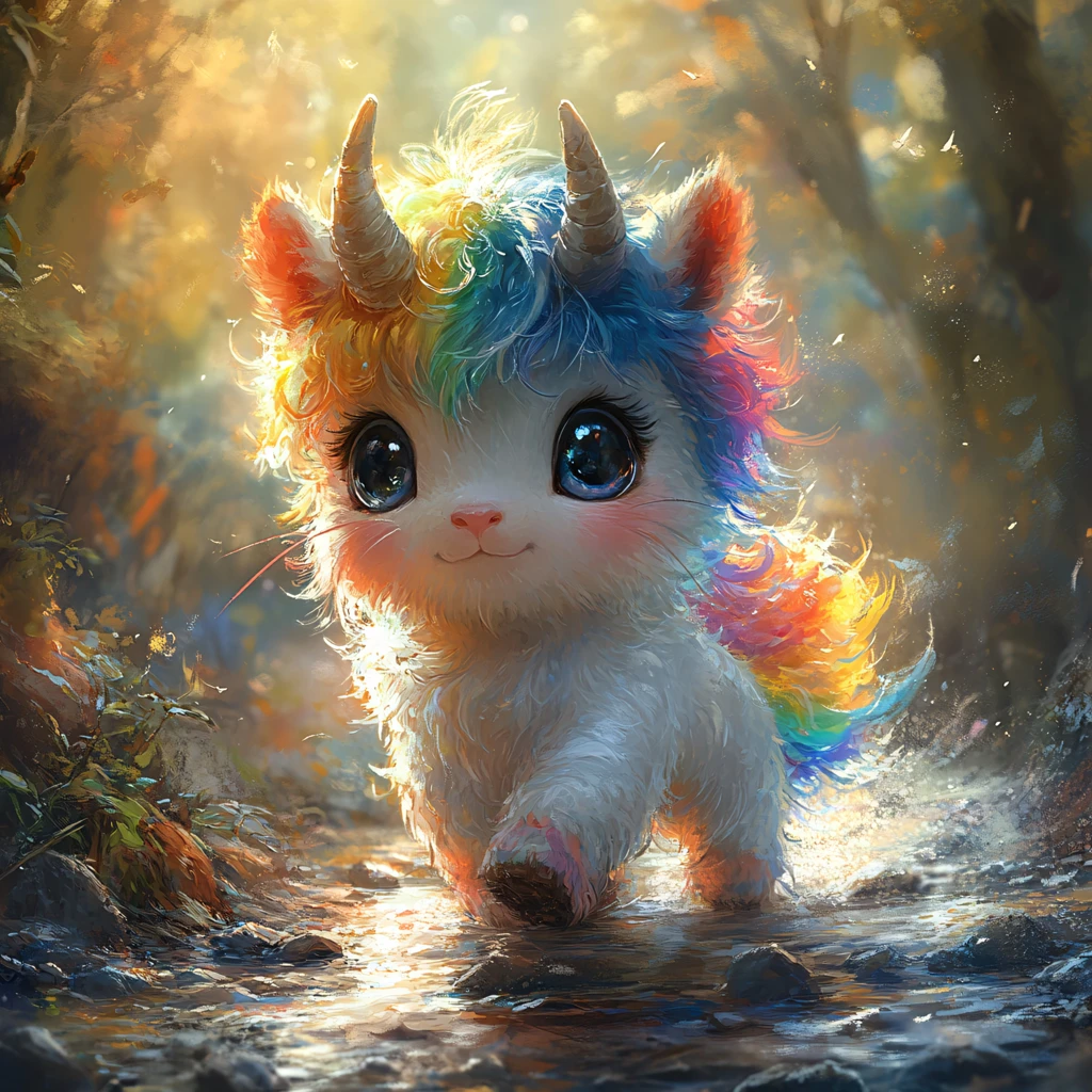 毛茸茸风格插画