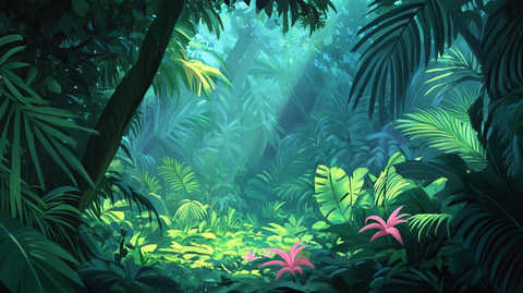 雨林插画