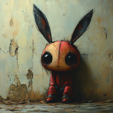 卡通手办玩偶兔