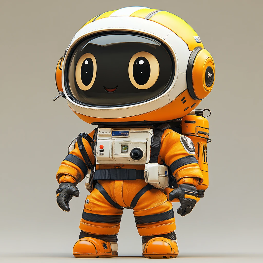 科技感娃娃吉祥物