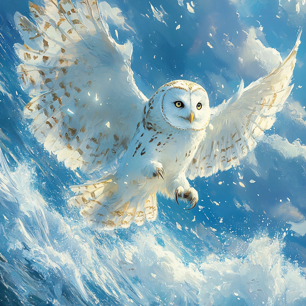 猫头鹰绘本插画