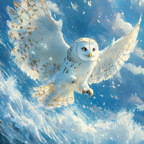 猫头鹰绘本插画