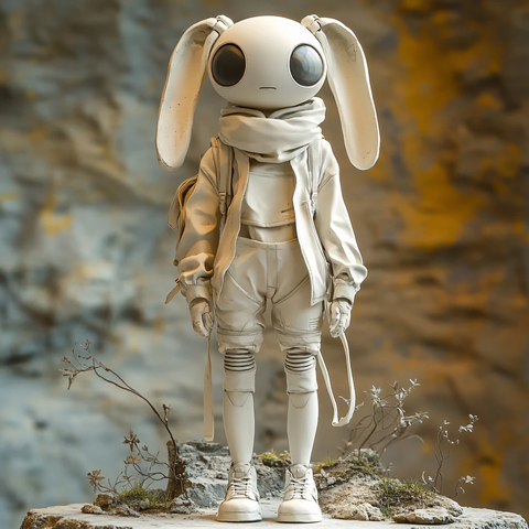 卡通手办玩偶兔