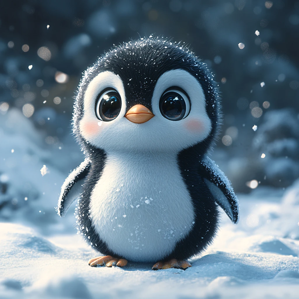 原创卡通小企鹅