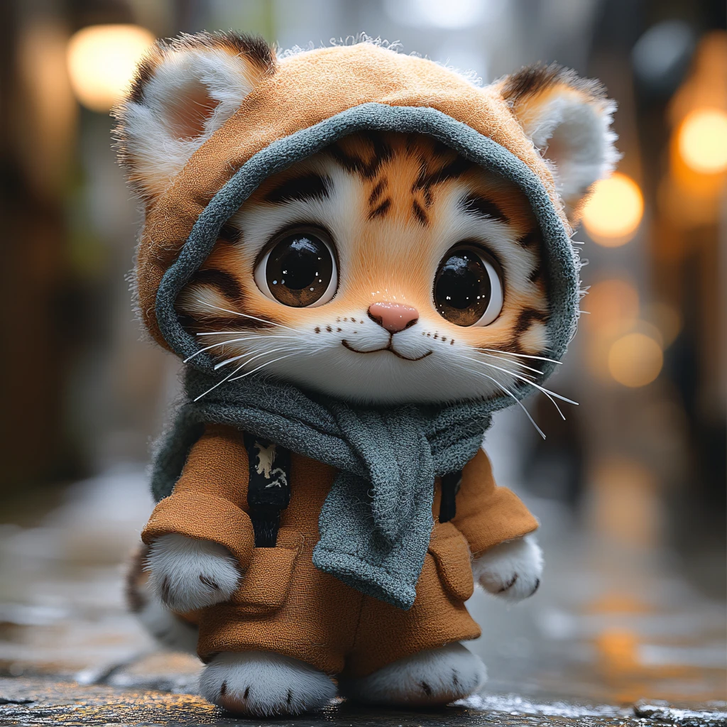 卡通手办玩偶虎