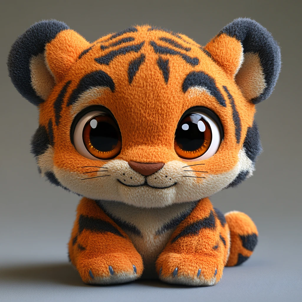 卡通手办玩偶虎