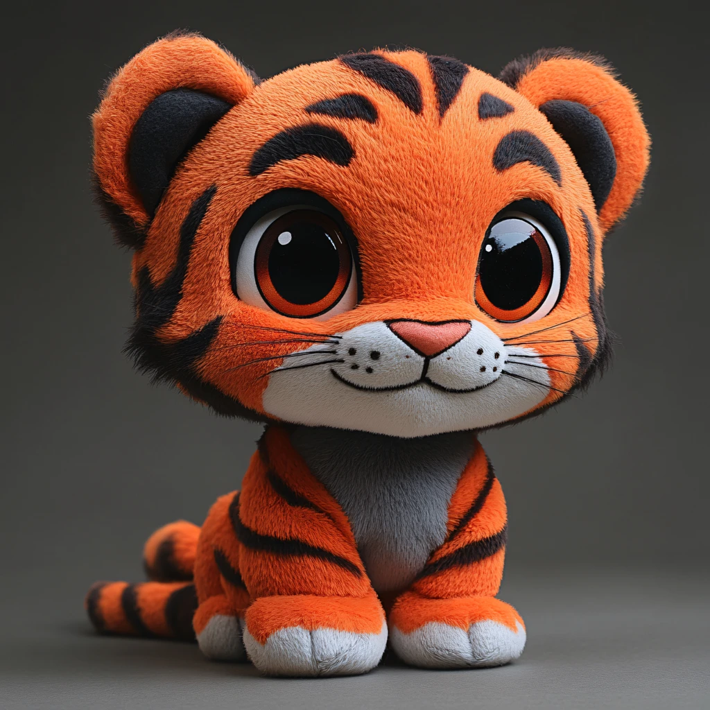 卡通手办玩偶虎