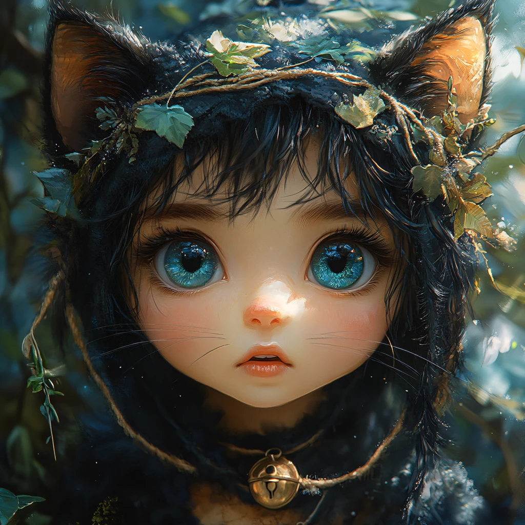 猫耳少女梦境图