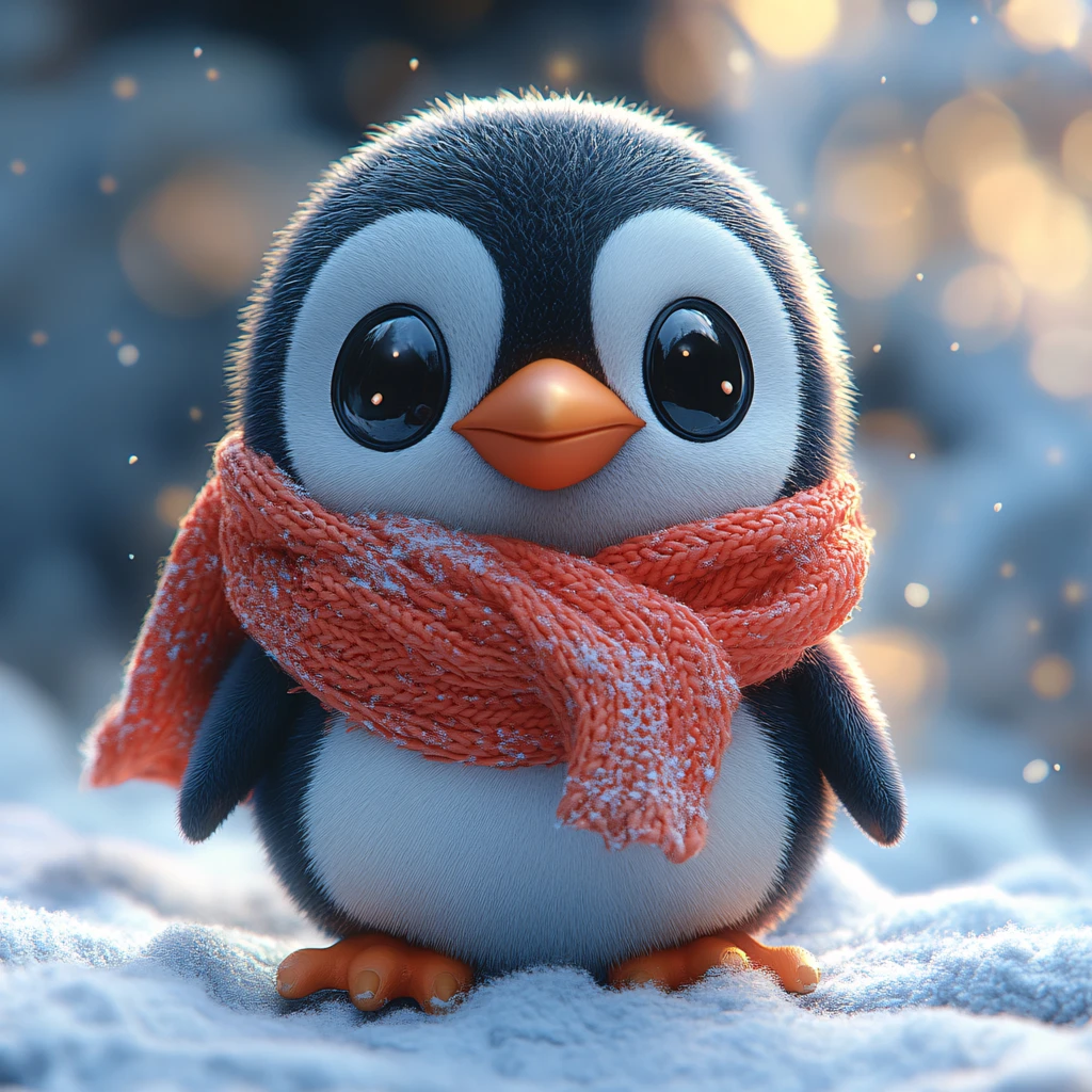 原创卡通小企鹅