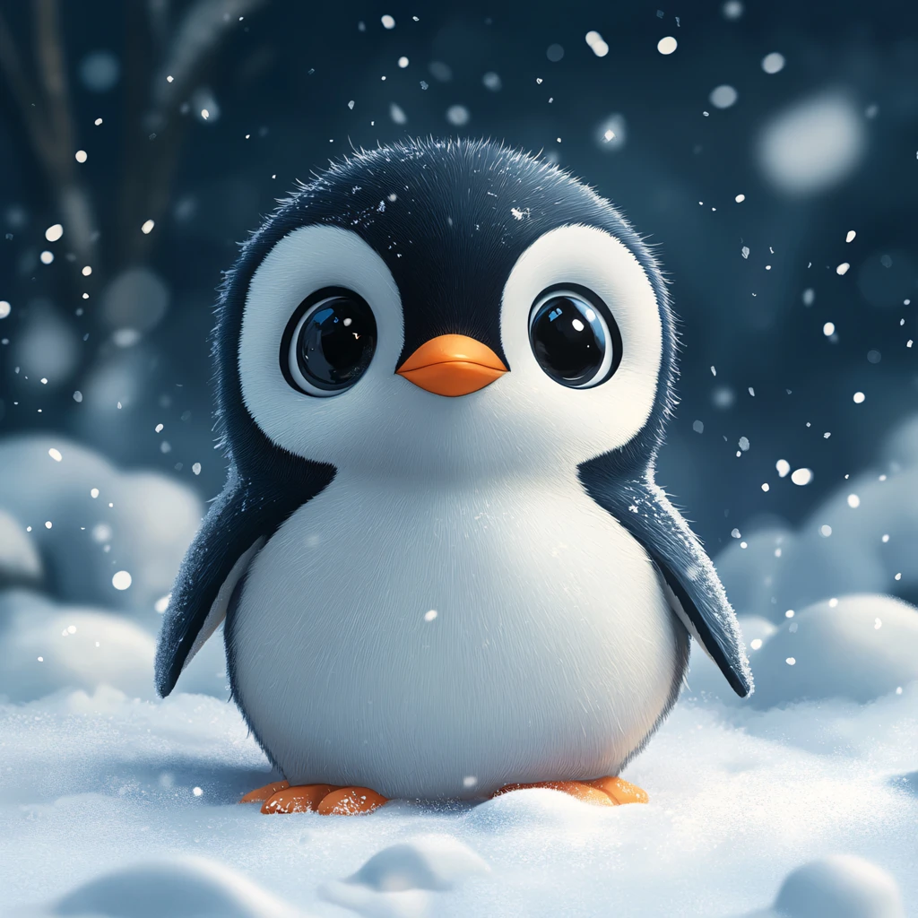 原创卡通小企鹅