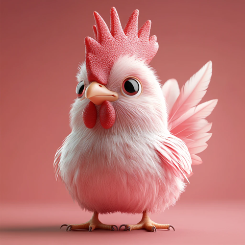 原创卡通鸡