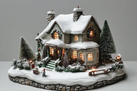 圣诞节小雪屋